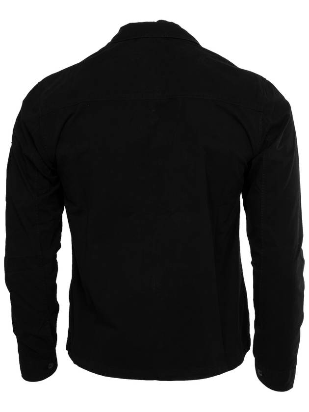 Gabardine Long Sleeve Shirt Black - CP COMPANY - BALAAN 3