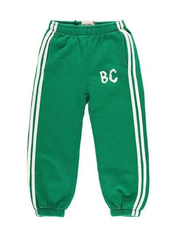 B224AC082 311 BC Logo Shadow Stripe Jogger Junior Long Pants 1137190 - BOBO CHOSES - BALAAN 1