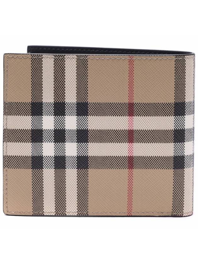 Check Pattern Half Halfwallet Beige - BURBERRY - BALAAN 5