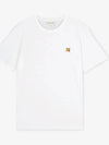 Fox Head Patch Classic Short Sleeve T-Shirt White - MAISON KITSUNE - BALAAN 3