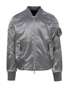 Men's Nylon Bomber Jacket Grey - FENDI - BALAAN 1