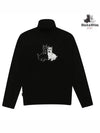 Autumn Real Terrier Intarsia Pullover 2203LXVWBLACK - BLACK&WHITE - BALAAN 1