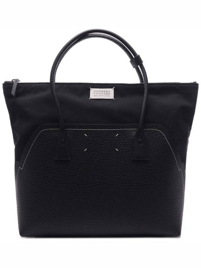 5AC Shopping Medium Calfskin Tote Bag Black - MAISON MARGIELA - BALAAN 2