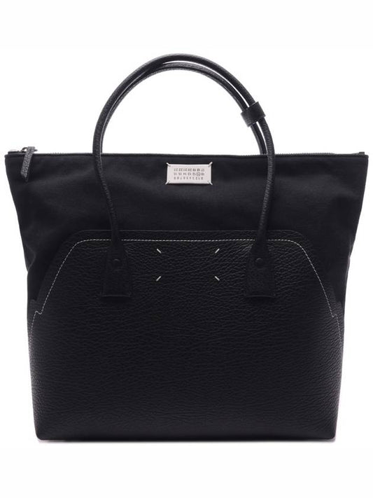 5AC Shopping Medium Calfskin Tote Bag Black - MAISON MARGIELA - BALAAN 2