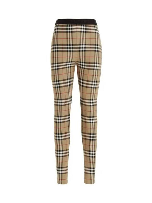 Women's Vintage Check Leggings Beige - BURBERRY - BALAAN 2