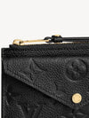 Recto Verso Monogram Empreinte Card Wallet Noir - LOUIS VUITTON - BALAAN 7