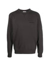 Mikis Logo Cotton Sweatshirt Faded Black - ISABEL MARANT - BALAAN 2