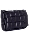 Gold Hardware Padded Cassette Cross Bag Black - BOTTEGA VENETA - BALAAN 3