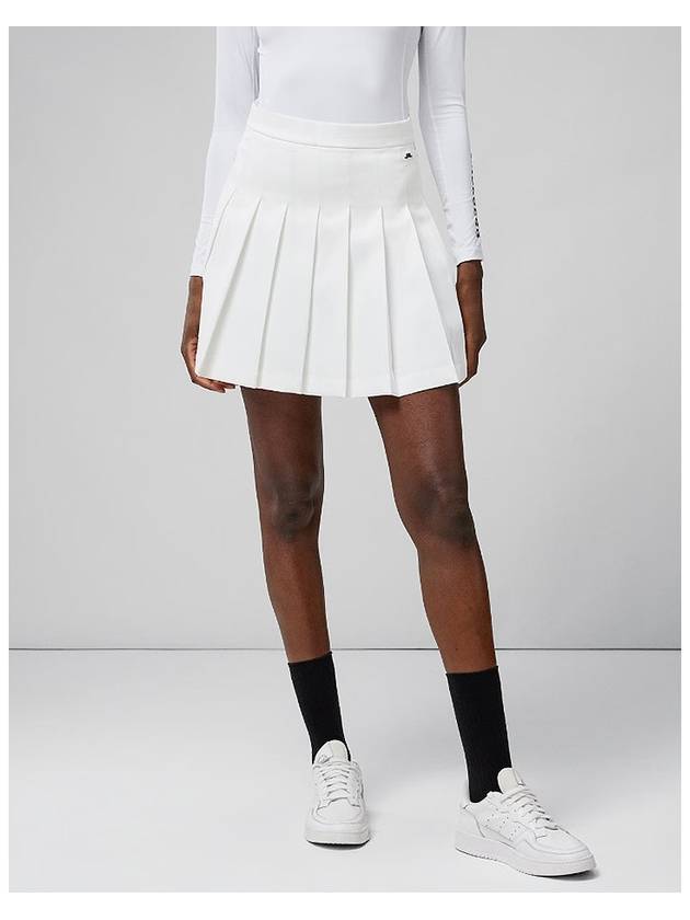 Women's Adina Golf Skirt White - J.LINDEBERG - BALAAN 7