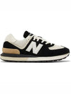 574 Legacy Low Top Sneakers Black Angora - NEW BALANCE - BALAAN 2