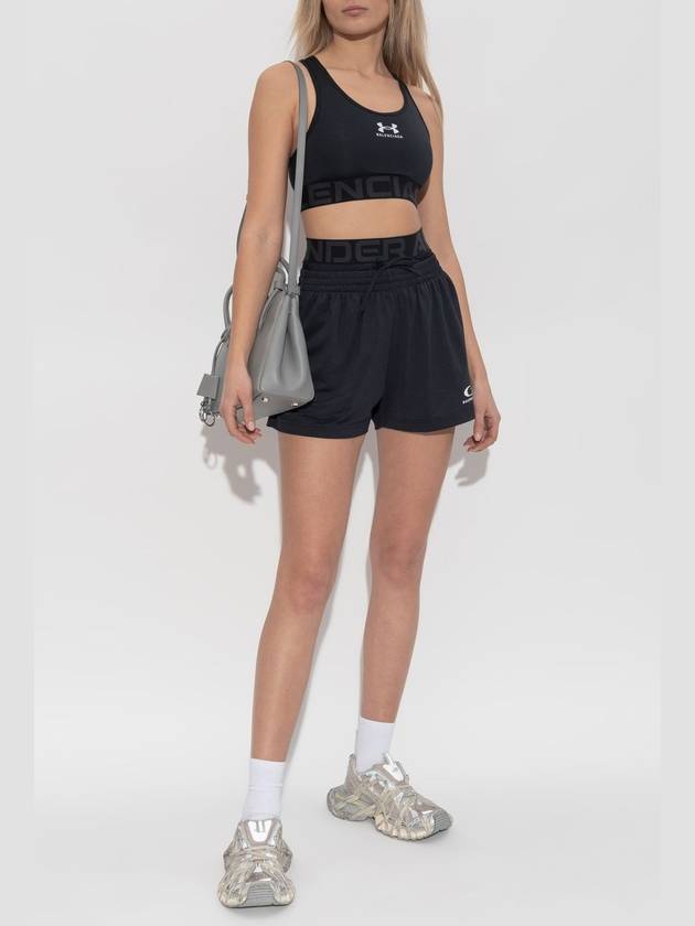 Sporty Mesh Running Shorts Black - BALENCIAGA - BALAAN 3