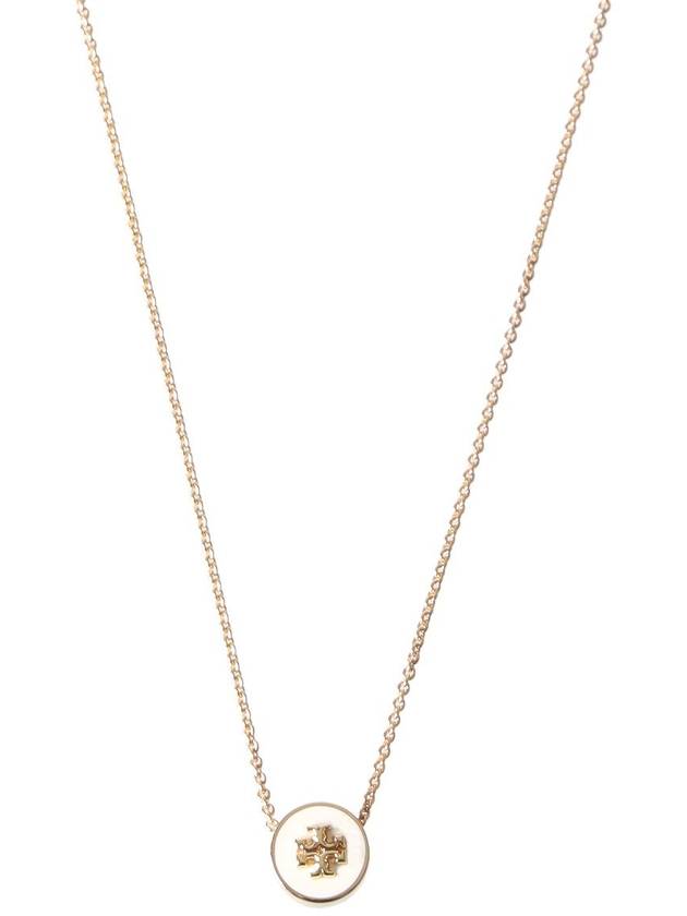 Kira Enamel Pendant Necklace Gold - TORY BURCH - BALAAN 4