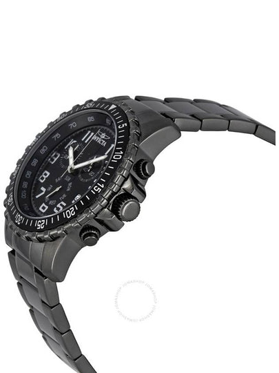 Invicta II Chronograph Black Dial Gunmetal Ion-plated Men's Watch 1328 - INVICTA - BALAAN 2