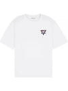 Surf Collage Oversize Short Sleeve T-Shirt White - MAISON KITSUNE - BALAAN 2