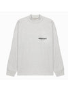 Mock Neck Long Sleeve T-Shirt Light Oatmeal - FEAR OF GOD ESSENTIALS - BALAAN 1