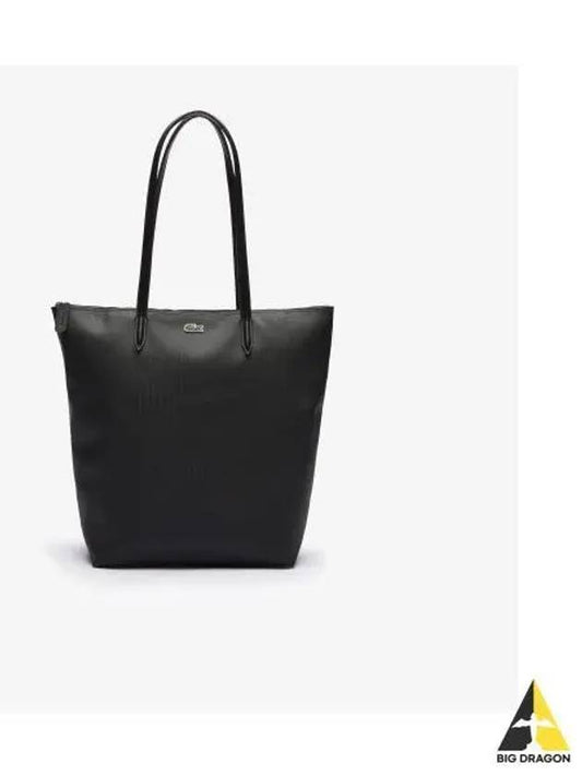 Women s L1212 Concept Vertical Medium Shopper Bag Black - LACOSTE - BALAAN 1