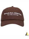 Athletic Club Ball Cap Chocolate - SPORTY & RICH - BALAAN 2