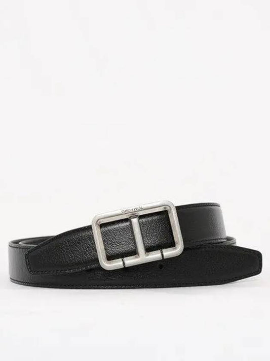 logo buckle leather belt TB280LCL311Y - TOM FORD - BALAAN 2