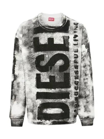 S Burnt Sweatshirt Multicolor A133290NFAV9XXA - DIESEL - BALAAN 1