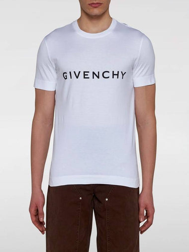 T-shirt di cotone Givenchy con logo - GIVENCHY - BALAAN 1