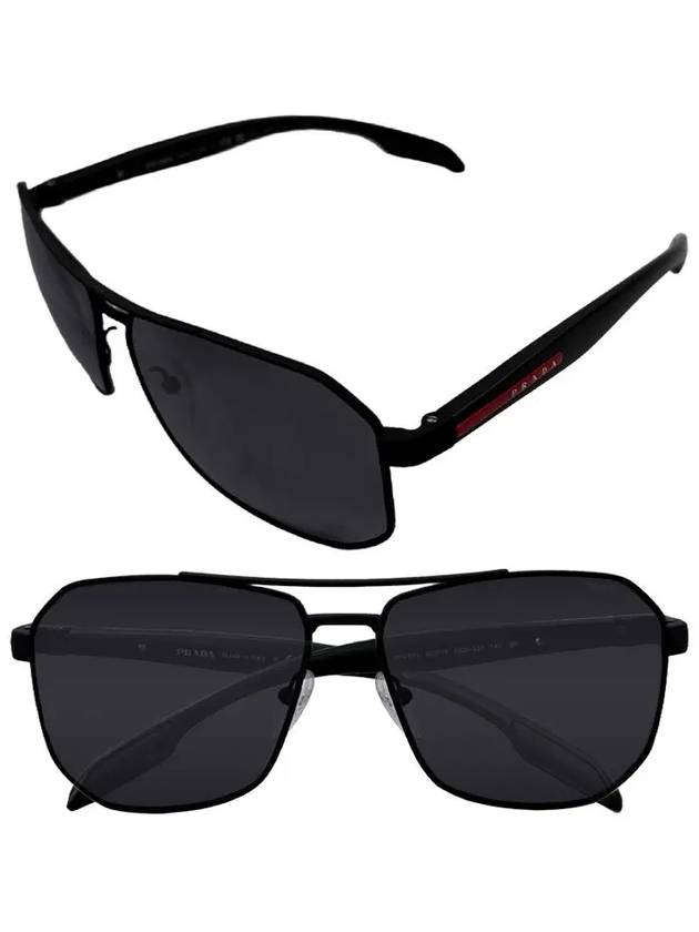 Linea Rossa Sunglasses Black - PRADA - BALAAN 2