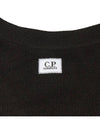 Lambswool GRS Buttoned Cardigan Black - CP COMPANY - BALAAN 10