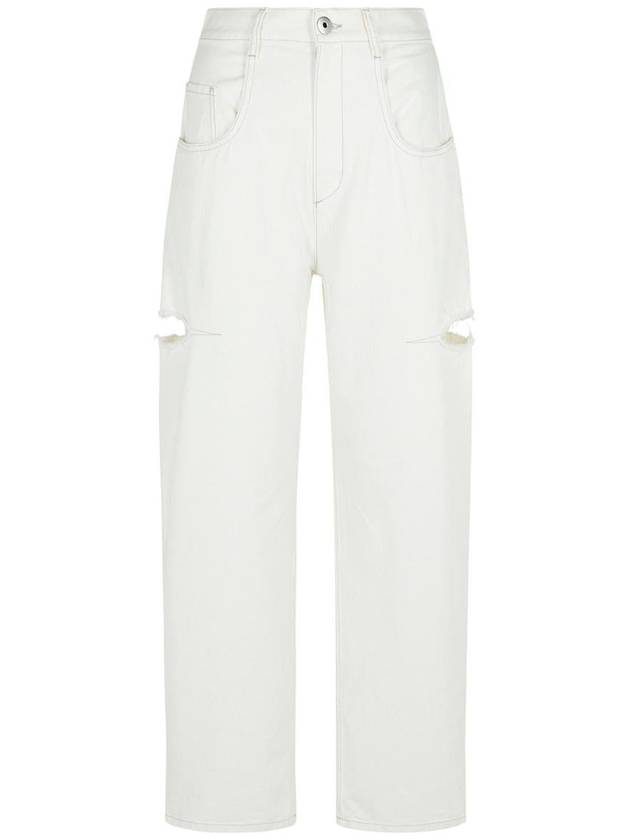 Distressed Denim Jeans White - MAISON MARGIELA - BALAAN 2