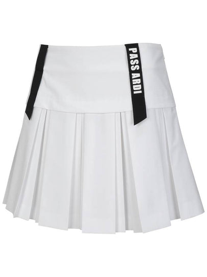 TAPE POINT inter-pleated skirt WH - PASSARDI - BALAAN 2