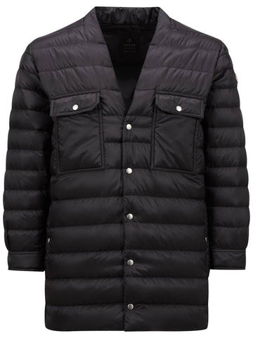 MONCLER X RICK OWENS Coats Black - MONCLER - BALAAN 1