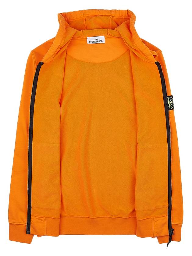 Wappen Patch Cotton Hooded Zip Up Orange - STONE ISLAND - BALAAN 10