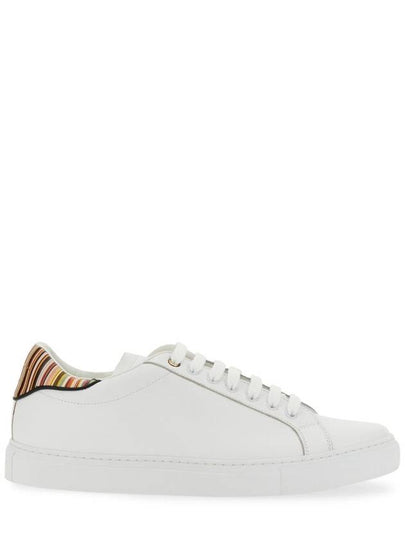 Stripe Logo Low Top Sneakers White - PAUL SMITH - BALAAN 2