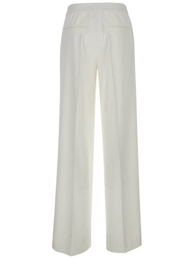 Tailored 'Lorenza' High Waisted White Trousers In Technical Fabric Woman - PT TORINO - BALAAN 2