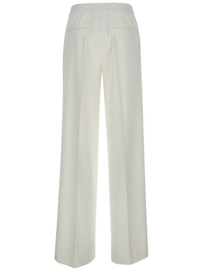 Tailored 'Lorenza' High Waisted White Trousers In Technical Fabric Woman - PT TORINO - BALAAN 2