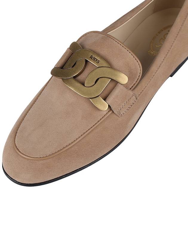 Women's Kate Suede Loafers Beige - TOD'S - BALAAN 8