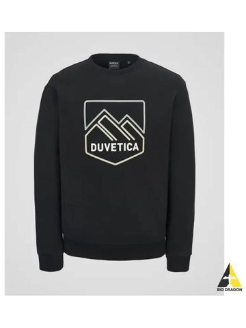 Myrtos M Black Men s Sweatshirt - DUVETICA - BALAAN 1