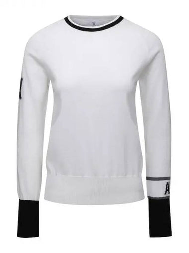 Anew Women s Cashmere Blend Intarsia Sweater AGCKN03WH Domestic Product GQCY22091633947 - ANEWGOLF - BALAAN 1