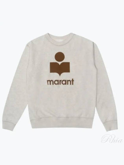 Mikoy Logo Print Sweatshirt Camel Ecru - ISABEL MARANT - BALAAN 2