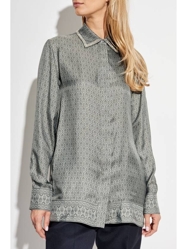 Golden Goose Shirt With Decorative Collar, Women's, Grey - GOLDEN GOOSE - BALAAN 3