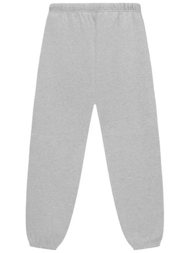 Essential Logo Tapered Fleece Track Pants Grey - FEAR OF GOD - BALAAN 4