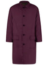 Men's Kinston Check Reversible Single Coat Black - ISABEL MARANT - BALAAN 3