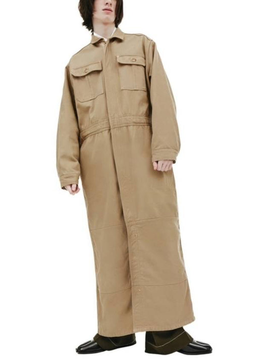 Men's silk chino jumpsuit and coat 10C041 - DOUBLET - BALAAN 2