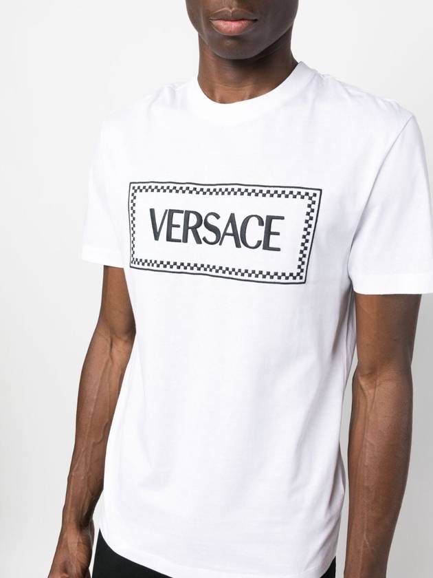 VERSACE TSHIRT COMPACT VERSACE LABEL LOGO - VERSACE - BALAAN 5