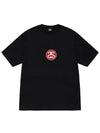 SS Link T Shirt Black SS Link T Shirt Black 1904825 - STUSSY - BALAAN 1
