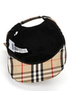 Monogram Motif Vintage Check Cotton Baseball Cap Archive Beige - BURBERRY - BALAAN 4