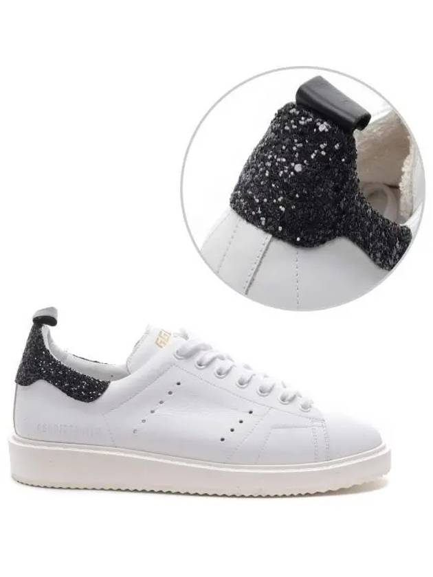 Men's Starter Glitter Tab Low Top Sneakers White - GOLDEN GOOSE - BALAAN 2