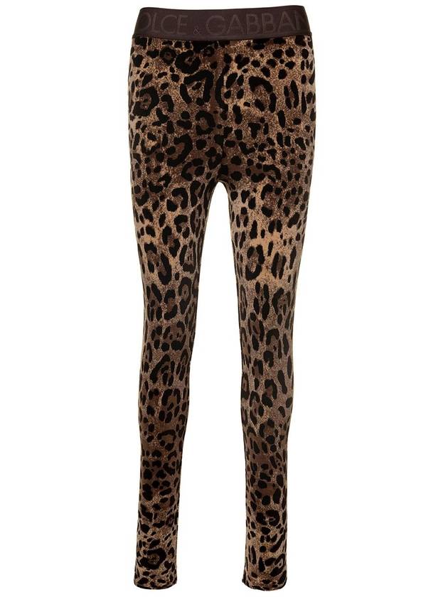 Leopard Leggings FTCQKTFJ7D5 S8350 JACQUARD B0170470767 - DOLCE&GABBANA - BALAAN 2