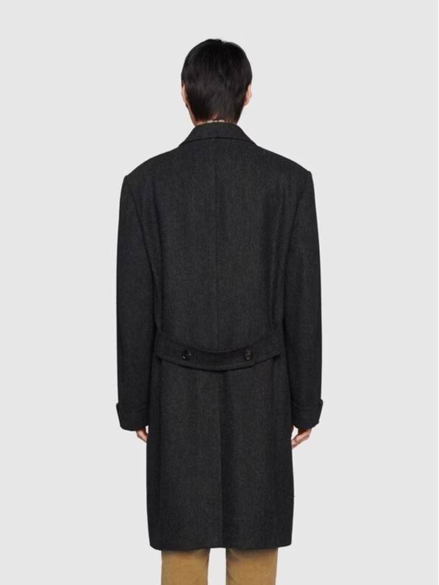 Herringbone wool coat 636346 ZAE2G 1165 - GUCCI - BALAAN 5