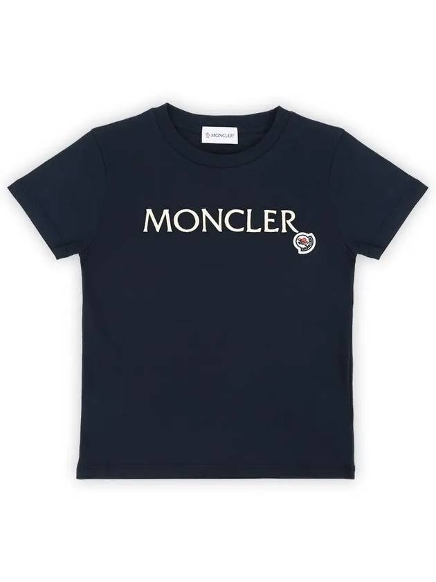 Kids Infant Embroidery Logo Short Sleeve Navy 8C00006 83907 778 8 10A - MONCLER - BALAAN 2