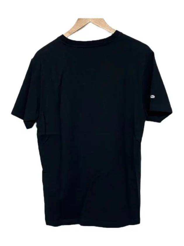 Cotton Short Sleeve T-Shirt Black - HERON PRESTON - BALAAN 5
