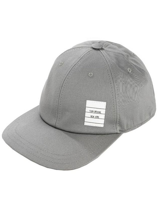 Classic Logo Patch Ball Cap Grey - THOM BROWNE - BALAAN 2